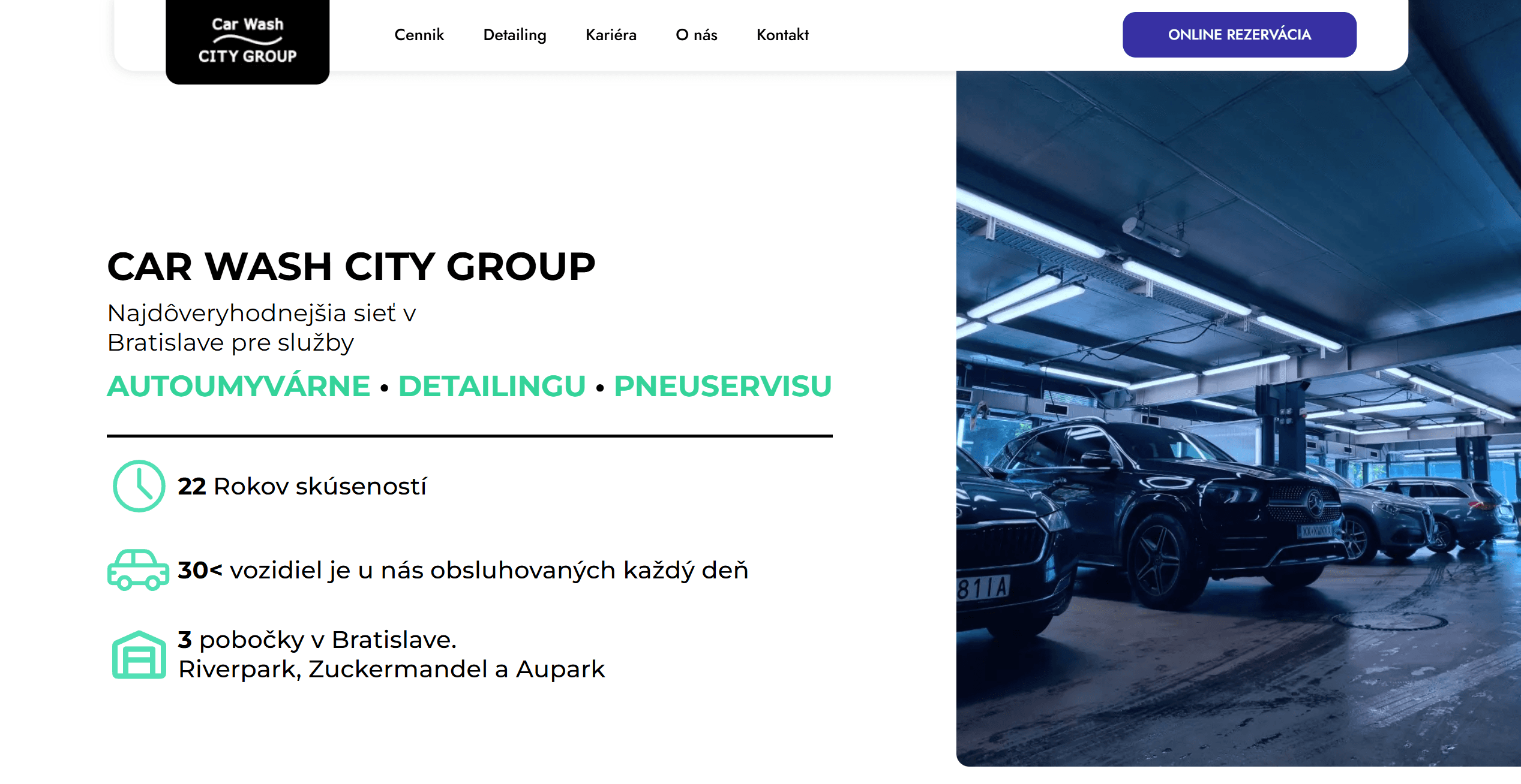CarWashCityGroup — rezervačná & prevádzkova platforma